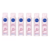 Kit Desodorante Nivea 6 Unidades – Pearl & Beauty Aerossol Feminino 150ml