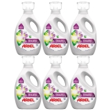 Sabão Líquido Concentrado Ariel com Toque de Downy 1,2L – 6 Unidades