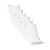 Kit 6 Pares De Meias Esportivas Sapatilha Branca Hanes
