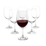 Jogo de Taças para Vinho Cristal 450ml 6 Peças – Haus Sense