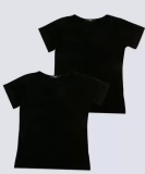 Kit 2 Blusas Femininas Básicas Decote V Manga Curta – NAIF