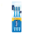 Escova Dental Oral-B 1 2 3 – 3 unidades, Cores Sortidas