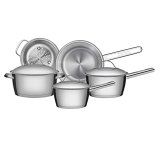 Jogo de Panelas com Fundo Triplo 5 Peças Tramontina Inox