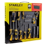 STANLEY Jogo de Chaves de Fenda Phillips e Soquetes com Bolsa (49 Peças) STHT70887M