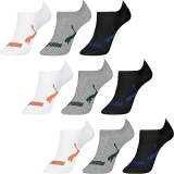 Kit 09 Pares Meias Puma Sapatilha Invisível Esportiva Masculino Adulto