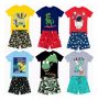 Kit 12 Peças Roupa Infantil Menino 6 Camisas + 6 Shorts
