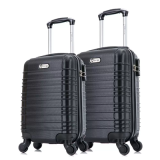 Kit 2 malas de viagem de bordo PP e P Detroit Swiss Move