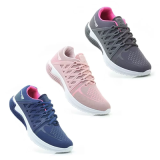 Kit 3 Tênis Esportivo Feminino Cadarço Academia Fitness – Zeus