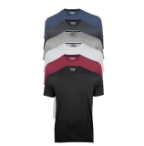 Kit 6 Camisetas Masculinas Slim Fit Básicas Algodão Premium
