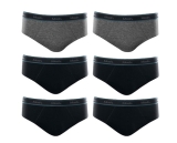 Kit 6 Cuecas Slip Mash Algodão Elástico Boxer Masculino Adulto