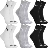 Kit 6 Pares Meias Puma Cano Médio Masculino Adulto