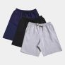 Kit Bermuda Básicos 3 Peças Masculina