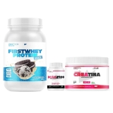 Kit First Tech First Whey Maize 900g + BCAA C/ 60 Cáps + Creatina 100g – First Tech Nutrition