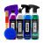 Kit Limpeza Automotiva Shampoo V-Floc Revitalizador Intense Limpador Sintra Fast Cera Liquida