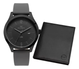 Kit Technos Masculino Steel Preto – 2115mou/k2p