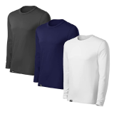 Kit com 3 Camisetas Proteção Solar Uv 50 Ice Tecido Gelado – Slim Fitness