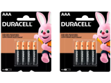 Kit com 8 Unidades de Pilha Alcalina AAA Duracell