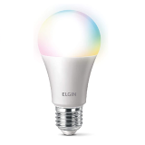 Lâmpada Inteligente 10W Smart Color RGB Wifi Elgin compatível com Alexa e Google Home