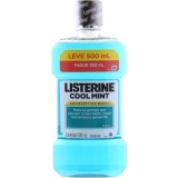 Antisseptico bucal listerine cool mint hortela 500ML