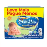 Lenço Infantil Mamypoko Com 200 Toque Suave, MAMYPOKO, Branco, 200 Unidades