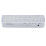 LUMINARIA de EMERGENCIA AUTONOMA LEA 30, intelbras, Branco