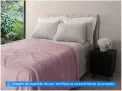 Manta Casal de Microfibra Sultan Realce Rosa