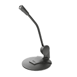 Microfone de Mesa Primo Trust 21674 3.5mm Ângulo Ajustável Cabo de 1.8m – T21674