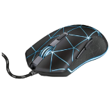 Mouse Gamer LED GXT 133 Locx 4000dpi, 6 botões e Formato Ambidestro – Trust