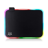 Mousepad Gamer led RGB Adamantiun Estige MS1 35x25cm x 3mm Speed Micro fibra Borda Costurada Ergonômico