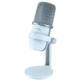 Microfone Gamer HyperX SoloCast Podcast, USB Gaming, PC, PS5, PS4, Mac, Redução de Ruídos, Branco – 519T2AA