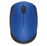Mouse sem fio Logitech M170 com Design Ambidestro Compacto, Conexão USB e Pilha Inclusa – Azul
