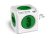 Multiplicador 5 Tomadas Bivolt – PowerCube ELG – PWC-R5, Verde e Branco