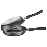 Omeleteira Tramontina Loreto em Alumínio com Revestimento Antiaderente Grafite – 20 cm