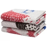 Pano de Prato Primore Galos Teka 40x65cm 3 Peças