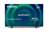 PHILIPS Android TV 50″ 4K 50PUG7406/78, Google Assistant Built-in, Comando de Voz, Dolby Vision/Atmos, VRR/ALLM, Bluetooth 5.0