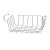 Prateleira Cesto, Organiza, Cromado, 24cm, Arthi