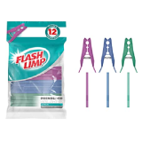 Prendedor de roupas Bailarina 12 Peças,LAV6865, Flash Limp