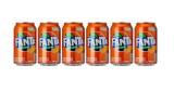 Pack de Fanta Laranja lata 350ml 6 unidades