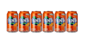 Pack de Fanta Laranja lata 350ml 6 unidades