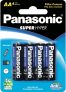 Panasonic UM-3SHS – Pilha Comum AA, Tensão 1,5 Volts, Embalagem com 4 pilhas