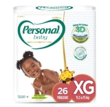 Personal Fralda Baby Premium Protection Xg Com 26 Unidades