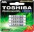 Pilha Recarregável AAA 1,2V 950mAh TNH3GAE TOSHIBA (Cartela com 4 unid.)