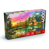 Quebra-cabeças Grow 4000 peças: Refúgio na Montanha (exclusivo Amazon), Multicor