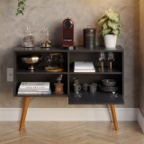 Rack Retro Organizador Decoração Para Casa Escritório Sala