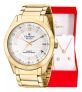 Relógio Champion Feminino Cn29409d + Colar E Brincos