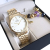Relógio Champion Feminino Dourado Analógico CN25841W + Pulseira Berloques