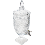 Dispenser de Cristal para Bebida com Pé Glory 4L – Wolff