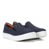 Slip On Santa Lolla Jeans Logo Feminino