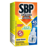 SBP Repelente Elétrico Líquido 45 Noites Citronela Refil 1 unidade 35ml