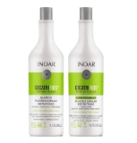 Inoar Kit shampoo e condicionador CicatriFios Plástica Capilar 1L, Inoar